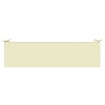 vidaXL Vankúš na lavičku SOEST 100% polyester Krémová 150 x 40 x 8 cm – Obrázok 5