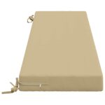 vidaXL Vankúš na lavičku SOEST 100% polyester Béžová 160 x 40 x 8 cm – Obrázok 4