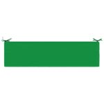 vidaXL Vankúš na lavičku SOEST 100% polyester Zelená 160 x 40 x 8 cm – Obrázok 6