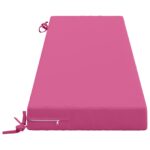 vidaXL Vankúš na lavičku SOEST 100% polyester Ružová 160 x 40 x 8 cm – Obrázok 4