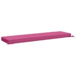 vidaXL Vankúš na lavičku SOEST 100% polyester Ružová 160 x 40 x 8 cm – Obrázok 5