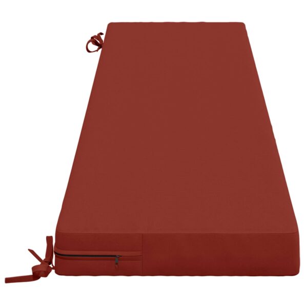 vidaXL Vankúš na lavičku SOEST 100% polyester Červená 170 x 40 x 8 cm – Obrázok 4