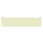 vidaXL Vankúš na lavičku SOEST 100% polyester Krémová 170 x 40 x 8 cm – Obrázok 6