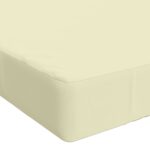 vidaXL Vankúš na lavičku SOEST 100% polyester Krémová 170 x 40 x 8 cm – Obrázok 7