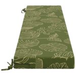 vidaXL Vankúš na lavičku SOEST 100% polyester Design s listami – Obrázok 4