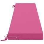 vidaXL Vankúš na lavičku SOEST 100% polyester Ružová 170 x 40 x 8 cm – Obrázok 4