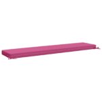 vidaXL Vankúš na lavičku SOEST 100% polyester Ružová 170 x 40 x 8 cm – Obrázok 5