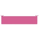 vidaXL Vankúš na lavičku SOEST 100% polyester Ružová 170 x 40 x 8 cm – Obrázok 6