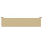 vidaXL Vankúš na lavičku SOEST 100% polyester Béžová 180 x 40 x 8 cm – Obrázok 6
