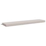 vidaXL Vankúš na lavičku SOEST 100% polyester Biela 200 x 40 x 8 cm – Obrázok 2