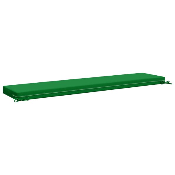 vidaXL Vankúš na lavičku SOEST 100% polyester Zelená 200 x 40 x 8 cm – Obrázok 5