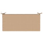 vidaXL Vankúš na lavičku SOEST 100% polyester Piesková 110 x 50 x 8 cm – Obrázok 6