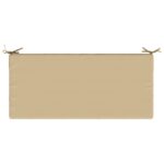 vidaXL Vankúš na lavičku SOEST 100% polyester Béžová 110 x 50 x 8 cm – Obrázok 6