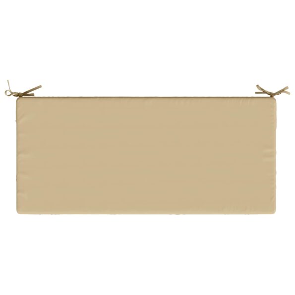 vidaXL Vankúš na lavičku SOEST 100% polyester Béžová 110 x 50 x 8 cm – Obrázok 6