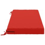 vidaXL Vankúš na lavičku SOEST 100% polyester Červená 110 x 50 x 8 cm – Obrázok 4