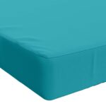 vidaXL Vankúš na lavičku SOEST 100% polyester Tyrkysová – Obrázok 7