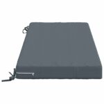 vidaXL Vankúš na lavičku SOEST 100% polyester Modrá 120 x 50 x 8 cm – Obrázok 4