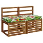 vidaXL Vankúš na lavičku SOEST 100% polyester Viacfarebný – Obrázok 2