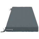 vidaXL Vankúš na lavičku SOEST 100% polyester Modrá 140 x 50 x 8 cm – Obrázok 4