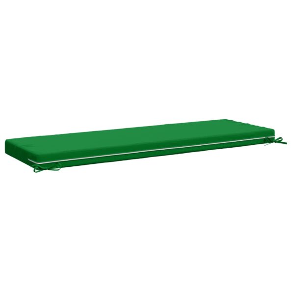 vidaXL Vankúš na lavičku SOEST 100% polyester Zelená 140 x 50 x 8 cm – Obrázok 5