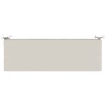 vidaXL Vankúš na lavičku SOEST 100% polyester Biela 150 x 50 x 8 cm – Obrázok 6