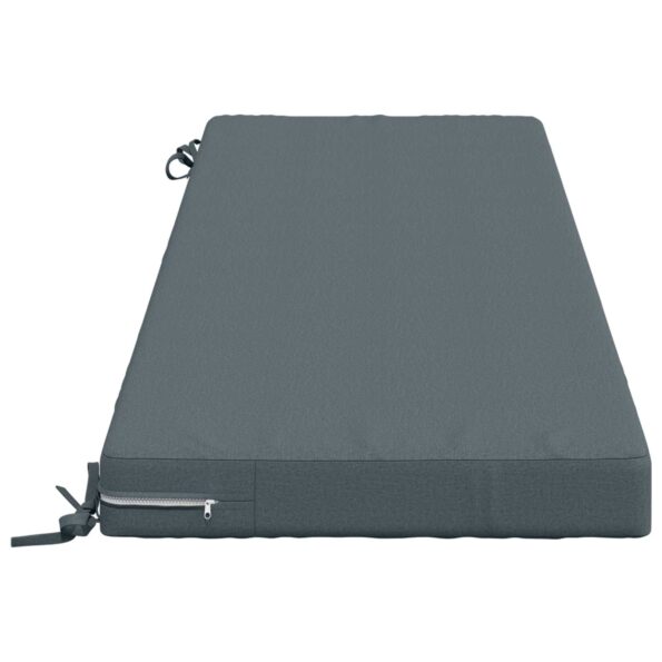 vidaXL Vankúš na lavičku SOEST 100% polyester Modrá 150 x 50 x 8 cm – Obrázok 4