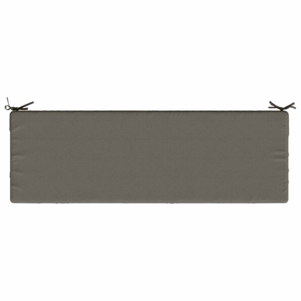 vidaXL Vankúš na lavičku SOEST 100% polyester Sivá 150 x 50 x 8 cm – Obrázok 6