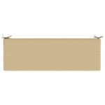 vidaXL Vankúš na lavičku SOEST 100% polyester Béžová 150 x 50 x 8 cm – Obrázok 6
