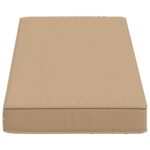 vidaXL 2-dielne podušky na lavicu VUGHT 2 pcs 100% polyester Piesková – Obrázok 5