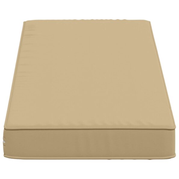 vidaXL 2-dielne podušky na lavicu VUGHT 2 pcs 100% polyester Béžová – Obrázok 4