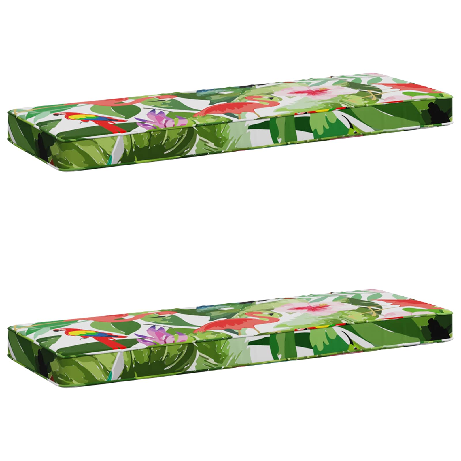 950393_1.jpg vidaXL 2-dielne podušky na lavicu VUGHT 2 pcs 100% polyester – Obrázok 1