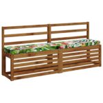 vidaXL 2-dielne podušky na lavicu VUGHT 2 pcs 100% polyester – Obrázok 2