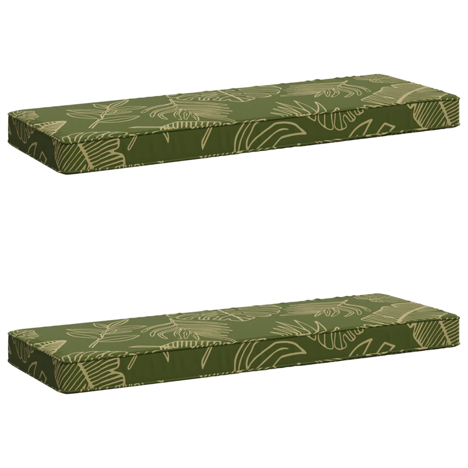 950401_1.jpg vidaXL 2-dielne podušky na lavicu VUGHT 2 pcs 100% polyester – Obrázok 1