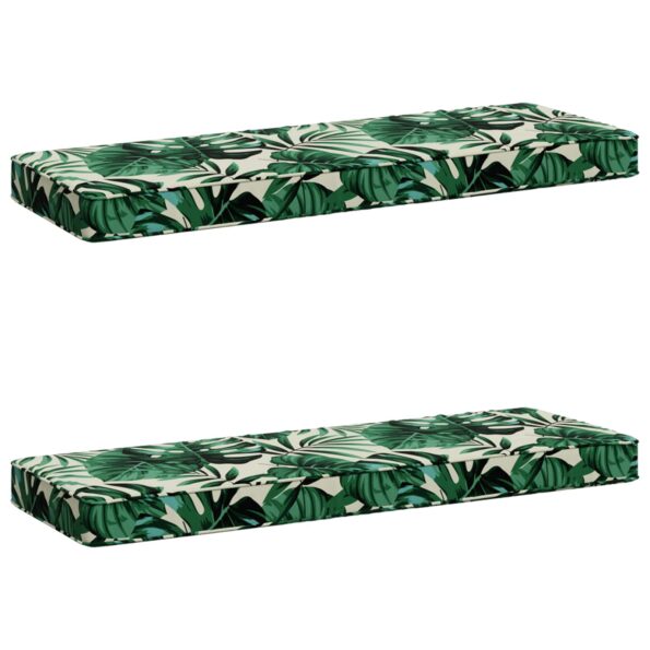 vidaXL 2-dielne podušky na lavicu VUGHT 2 pcs 100% polyester – Obrázok 2