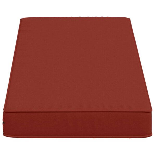 vidaXL 2-dielne podušky na lavicu VUGHT 2 pcs 100% polyester Červená – Obrázok 5