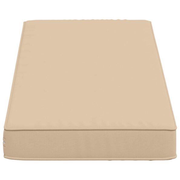 vidaXL 2-dielne podušky na lavicu VUGHT 2 pcs 100% polyester Krémová – Obrázok 4