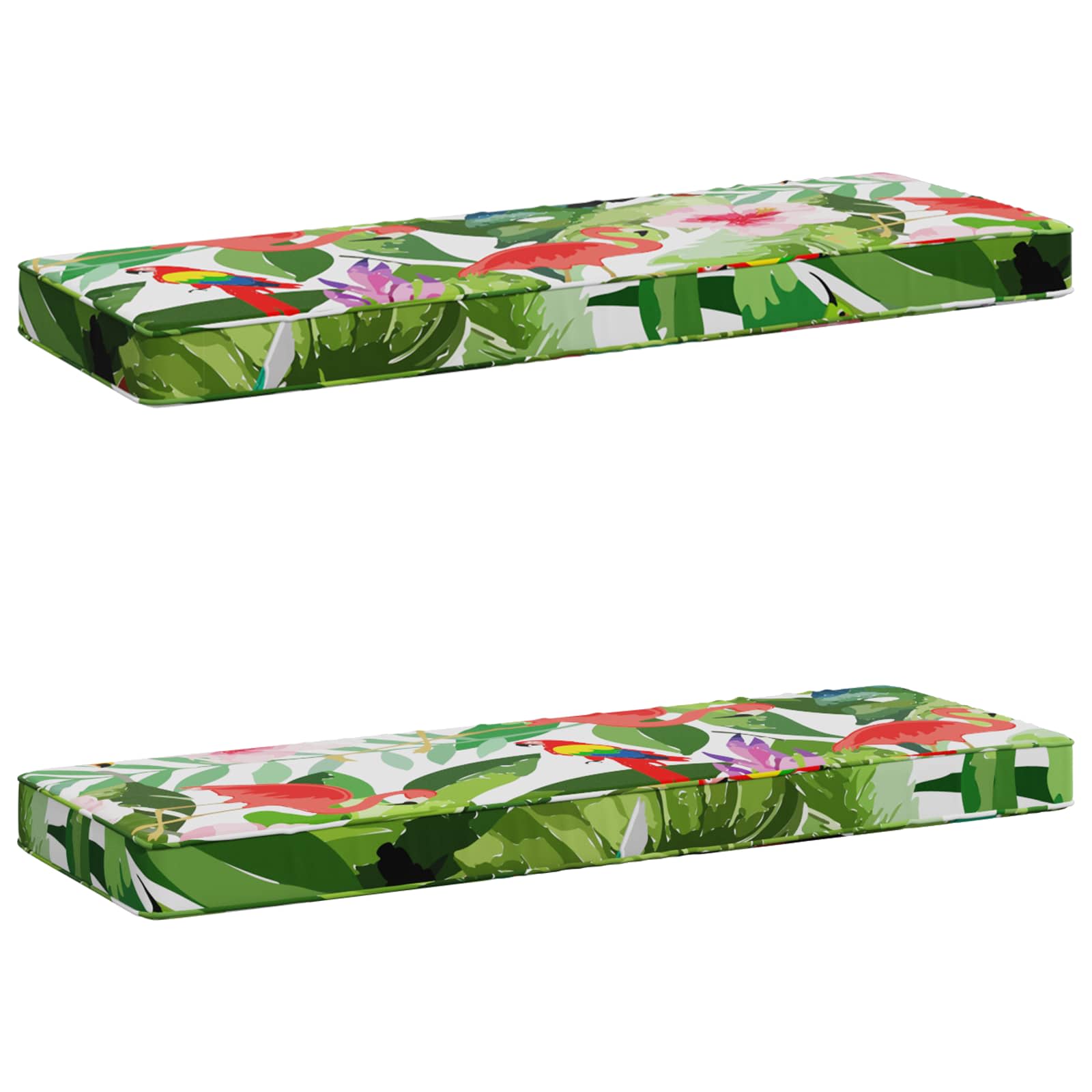 950451_1.jpg vidaXL 2-dielne podušky na lavicu VUGHT 2 pcs 100% polyester – Obrázok 1