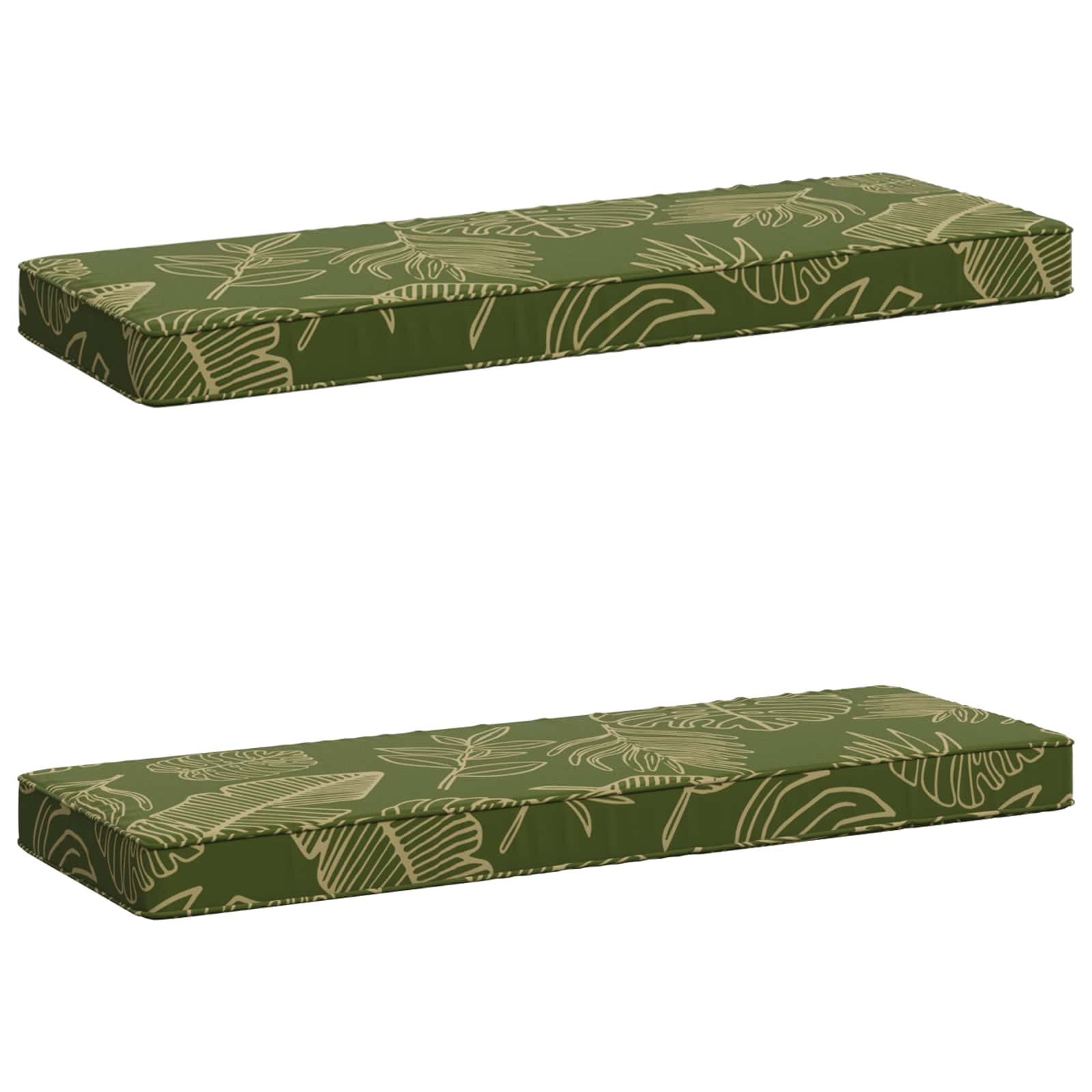 950459_1.jpg vidaXL 2-dielne podušky na lavicu VUGHT 2 pcs 100% polyester – Obrázok 1