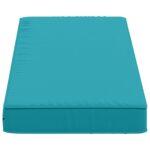 vidaXL 2-dielne podušky na lavicu VUGHT 2 pcs 100% polyester Tyrkysová – Obrázok 4
