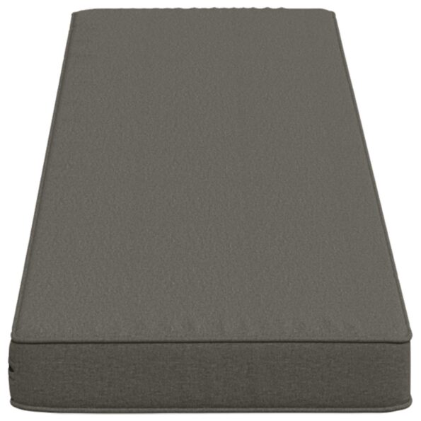 vidaXL 2-dielne podušky na lavicu VUGHT 2 pcs 100% polyester Sivá – Obrázok 5