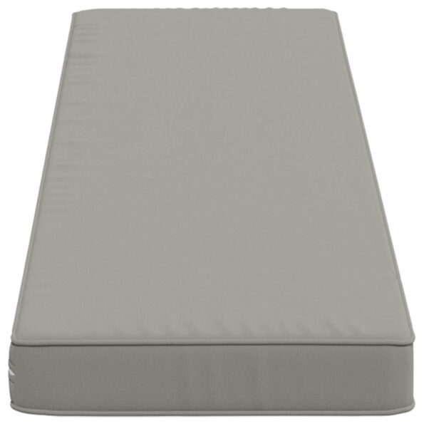 vidaXL 1-dielna poduška na lavicu VUGHT 100% polyester Sivá – Obrázok 4