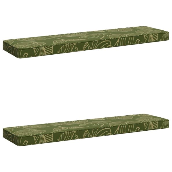 vidaXL 2-dielne podušky na lavicu VUGHT 2 pcs 100% polyester – Obrázok 2