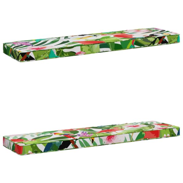 vidaXL 2-dielne podušky na lavicu VUGHT 2 pcs 100% polyester – Obrázok 2