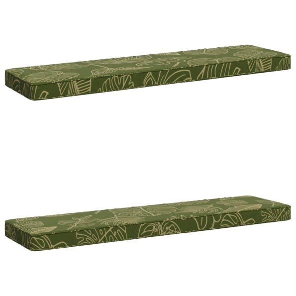 vidaXL 2-dielne podušky na lavicu VUGHT 2 pcs 100% polyester – Obrázok 2