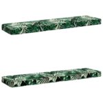 vidaXL 2-dielne podušky na lavicu VUGHT 2 pcs 100% polyester – Obrázok 2
