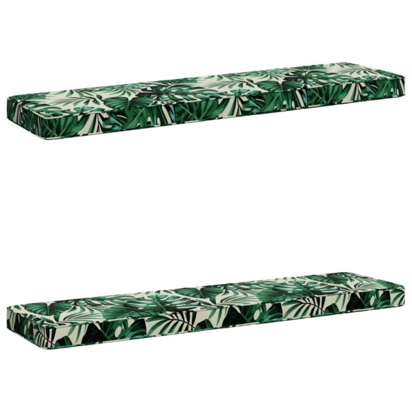 vidaXL 2-dielne podušky na lavicu VUGHT 2 pcs 100% polyester – Obrázok 2