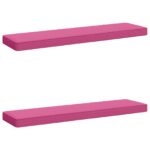 vidaXL 2-dielne podušky na lavicu VUGHT 2 pcs 100% polyester Ružová