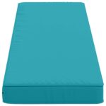 vidaXL 1-dielna poduška na lavicu VUGHT 100% polyester Tyrkysová – Obrázok 3