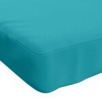 vidaXL 1-dielna poduška na lavicu VUGHT 100% polyester Tyrkysová – Obrázok 6