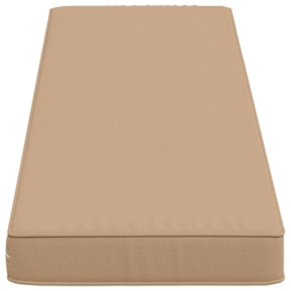 vidaXL 2-dielne podušky na lavicu VUGHT 2 pcs 100% polyester Piesková – Obrázok 4